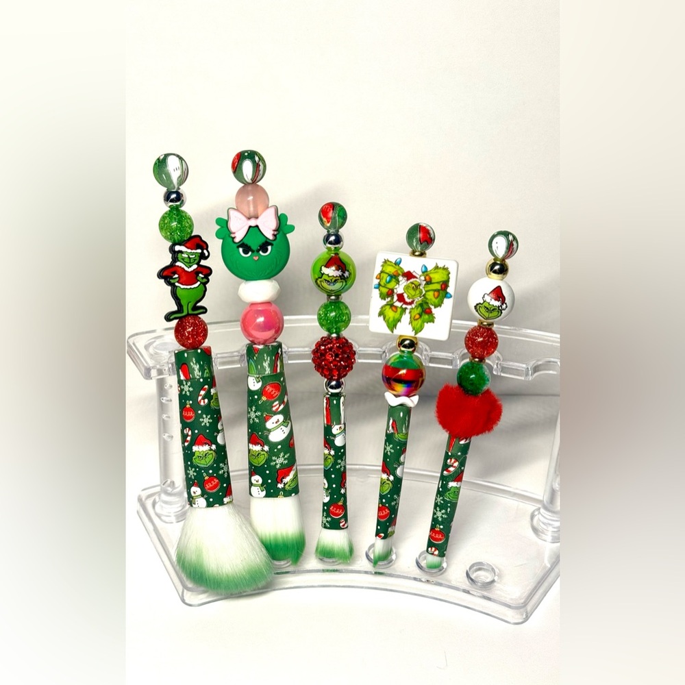 Beaded Makeup Brushes